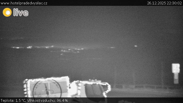 Praděd - Vysílač - Praděd - Vysílač - 26.12.2025 v 22:30
