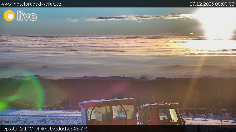 Praděd - Vysílač - Praděd - Vysílač - 27.12.2025 v 08:00
