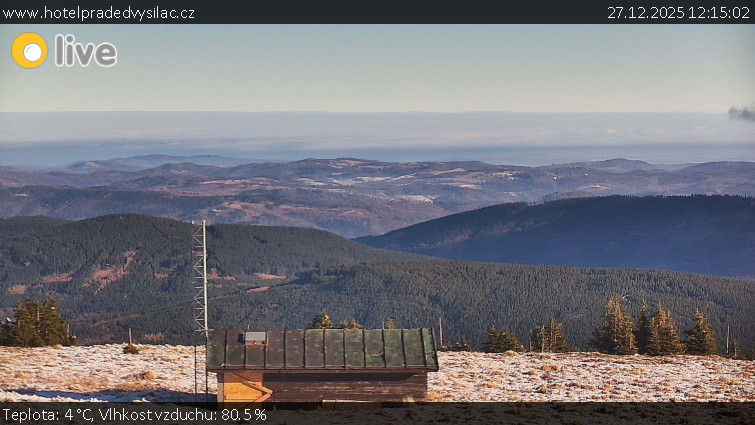 Praděd - Vysílač - Praděd - Vysílač - 27.12.2025 v 12:15