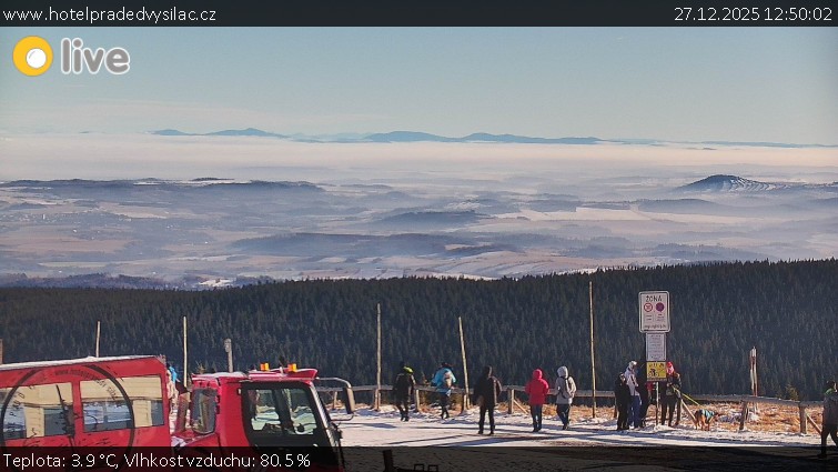 Praděd - Vysílač - Praděd - Vysílač - 27.12.2025 v 12:50