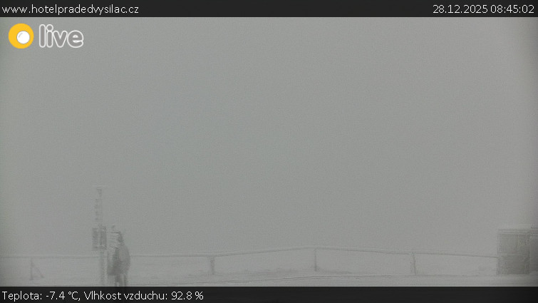 Praděd - Vysílač - Praděd - Vysílač - 28.12.2025 v 08:45