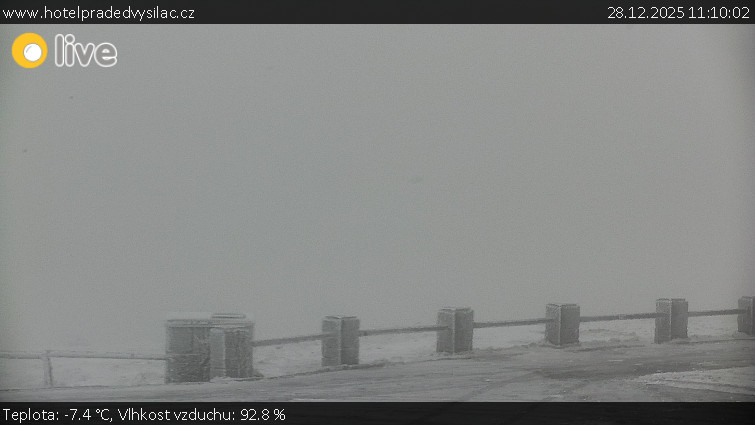 Praděd - Vysílač - Praděd - Vysílač - 28.12.2025 v 11:10