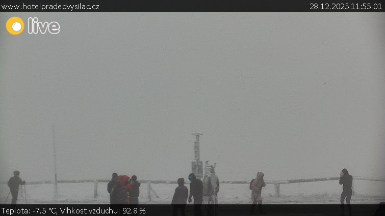 Praděd - Vysílač - Praděd - Vysílač - 28.12.2025 v 11:55