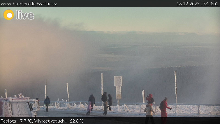 Praděd - Vysílač - Praděd - Vysílač - 28.12.2025 v 15:10