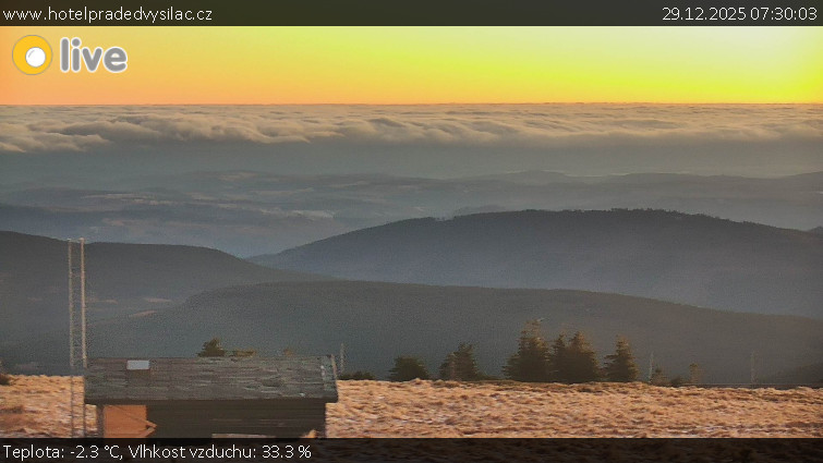 Praděd - Vysílač - Praděd - Vysílač - 29.12.2025 v 07:30