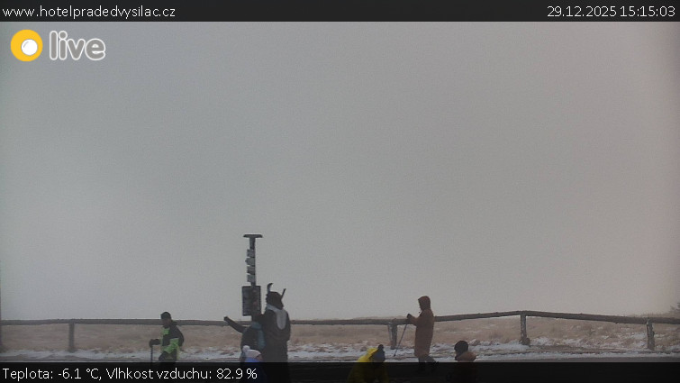 Praděd - Vysílač - Praděd - Vysílač - 29.12.2025 v 15:15