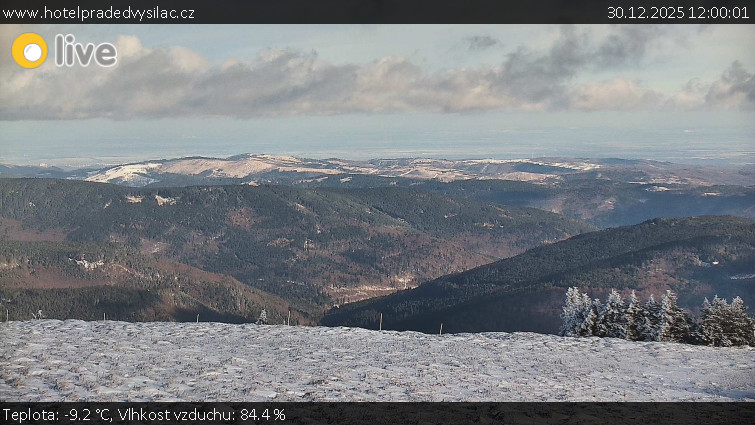 Praděd - Vysílač - Praděd - Vysílač - 30.12.2025 v 12:00