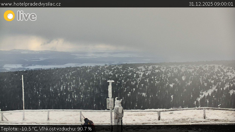Praděd - Vysílač - Praděd - Vysílač - 31.12.2025 v 09:00