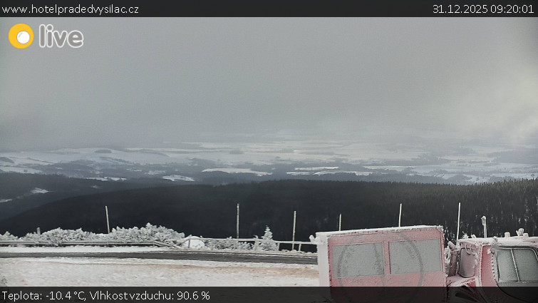 Praděd - Vysílač - Praděd - Vysílač - 31.12.2025 v 09:20