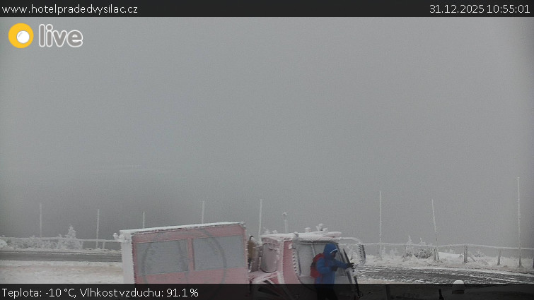 Praděd - Vysílač - Praděd - Vysílač - 31.12.2025 v 10:55