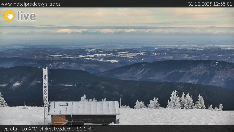 Praděd - Vysílač - Praděd - Vysílač - 31.12.2025 v 12:55