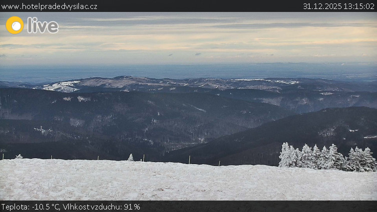 Praděd - Vysílač - Praděd - Vysílač - 31.12.2025 v 13:15