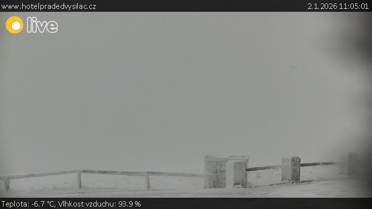 Praděd - Vysílač - Praděd - Vysílač - 2.1.2026 v 11:05