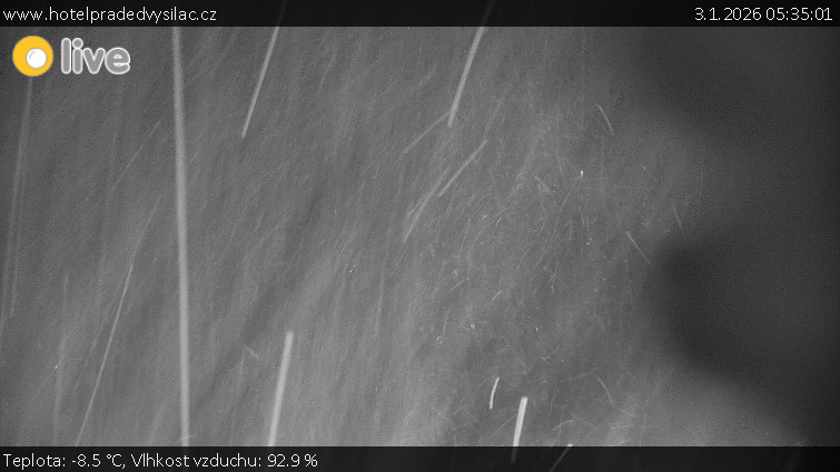 Praděd - Vysílač - Praděd - Vysílač - 3.1.2026 v 05:35
