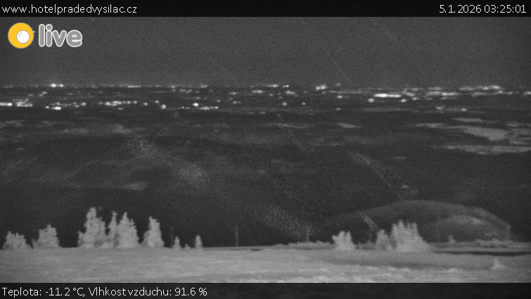 Praděd - Vysílač - Praděd - Vysílač - 5.1.2026 v 03:25