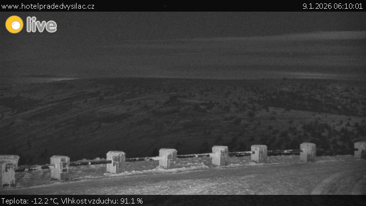 Praděd - Vysílač - Praděd - Vysílač - 9.1.2026 v 06:10