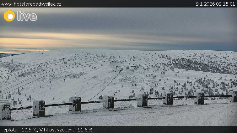 Praděd - Vysílač - Praděd - Vysílač - 9.1.2026 v 09:15