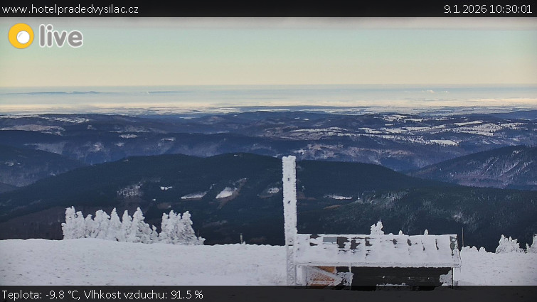 Praděd - Vysílač - Praděd - Vysílač - 9.1.2026 v 10:30