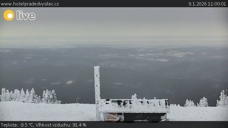 Praděd - Vysílač - Praděd - Vysílač - 9.1.2026 v 11:00