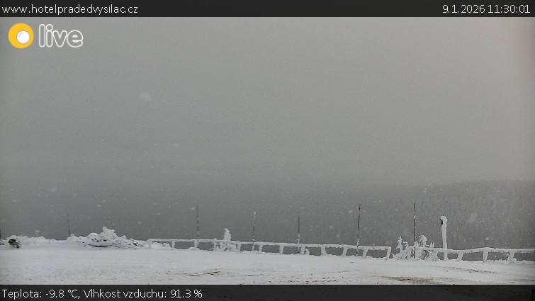 Praděd - Vysílač - Praděd - Vysílač - 9.1.2026 v 11:30