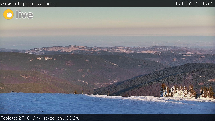 Praděd - Vysílač - Praděd - Vysílač - 16.1.2026 v 15:15