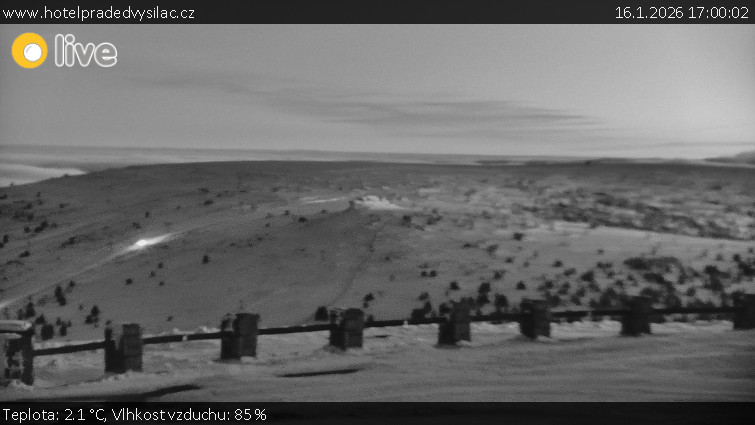 Praděd - Vysílač - Praděd - Vysílač - 16.1.2026 v 17:00