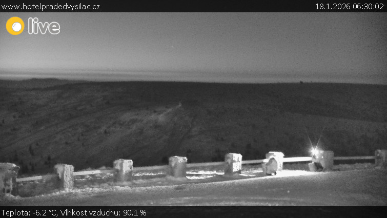 Praděd - Vysílač - Praděd - Vysílač - 18.1.2026 v 06:30