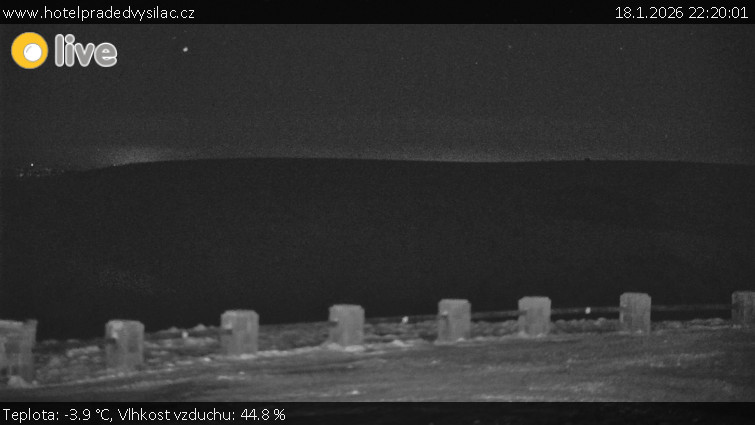 Praděd - Vysílač - Praděd - Vysílač - 18.1.2026 v 22:20