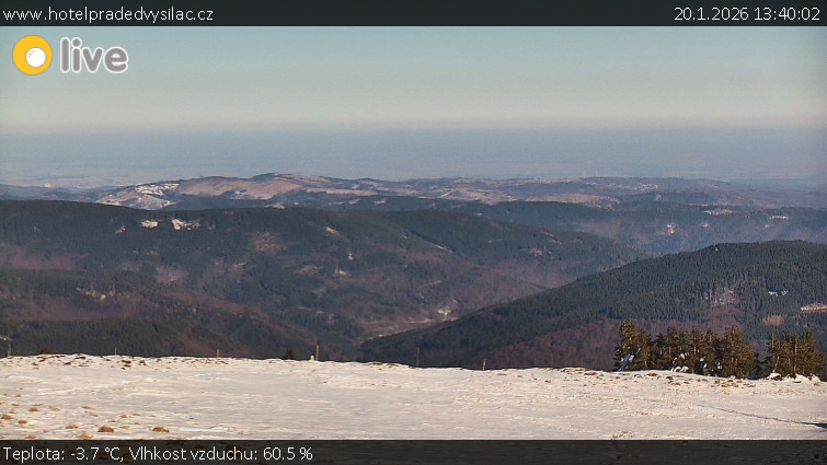 Praděd - Vysílač - Praděd - Vysílač - 20.1.2026 v 13:40