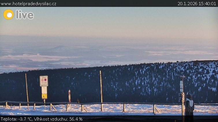 Praděd - Vysílač - Praděd - Vysílač - 20.1.2026 v 15:40
