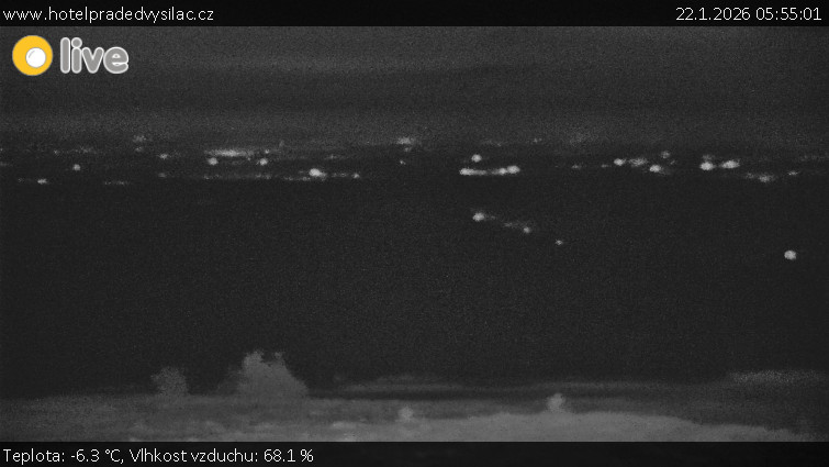 Praděd - Vysílač - Praděd - Vysílač - 22.1.2026 v 05:55