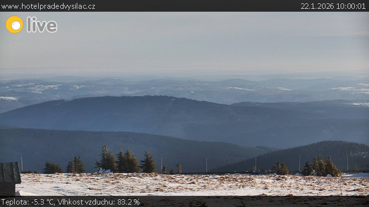 Praděd - Vysílač - Praděd - Vysílač - 22.1.2026 v 10:00