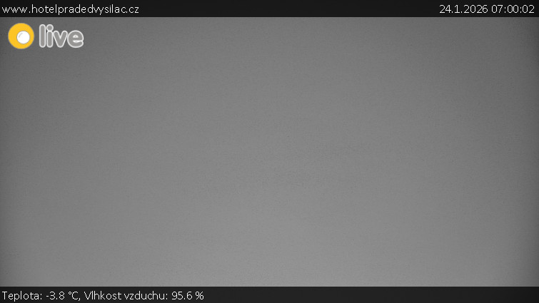 Praděd - Vysílač - Praděd - Vysílač - 24.1.2026 v 07:00