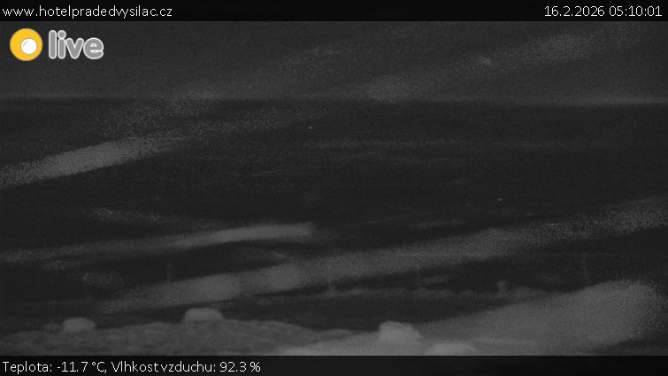 Praděd - Vysílač - Praděd - Vysílač - 16.2.2026 v 05:10
