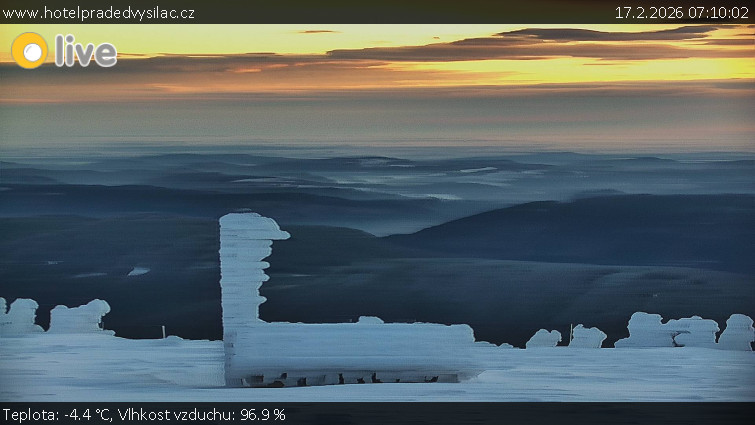 Praděd - Vysílač - Praděd - Vysílač - 17.2.2026 v 07:10