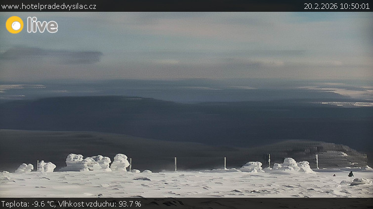 Praděd - Vysílač - Praděd - Vysílač - 20.2.2026 v 10:50
