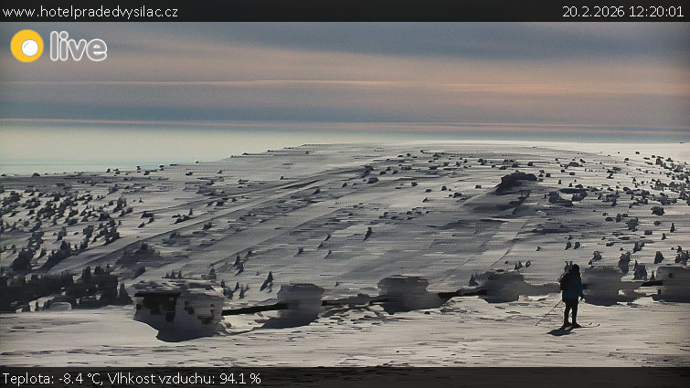 Praděd - Vysílač - Praděd - Vysílač - 20.2.2026 v 12:20