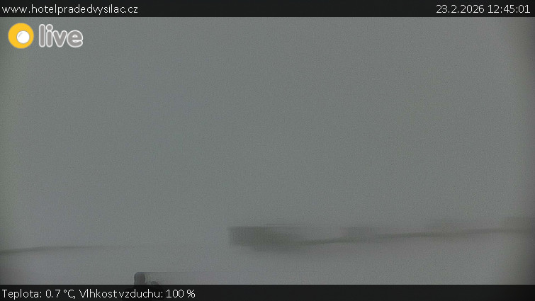 Praděd - Vysílač - Praděd - Vysílač - 23.2.2026 v 12:45