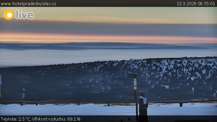 Praděd - Vysílač - Praděd - Vysílač - 13.3.2026 v 06:55