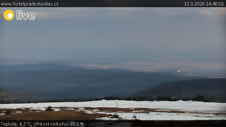 Praděd - Vysílač - Praděd - Vysílač - 13.3.2026 v 14:40