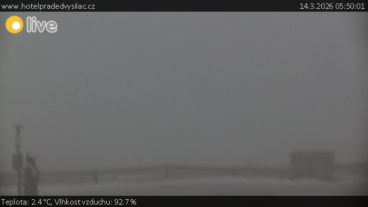 Praděd - Vysílač - Praděd - Vysílač - 14.3.2026 v 05:50