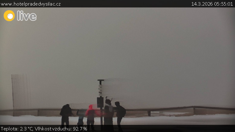 Praděd - Vysílač - Praděd - Vysílač - 14.3.2026 v 05:55