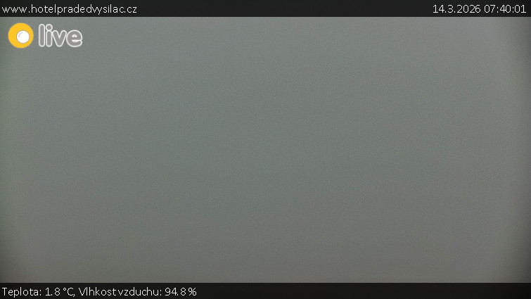 Praděd - Vysílač - Praděd - Vysílač - 14.3.2026 v 07:40