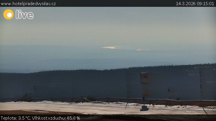 Praděd - Vysílač - Praděd - Vysílač - 14.3.2026 v 09:15