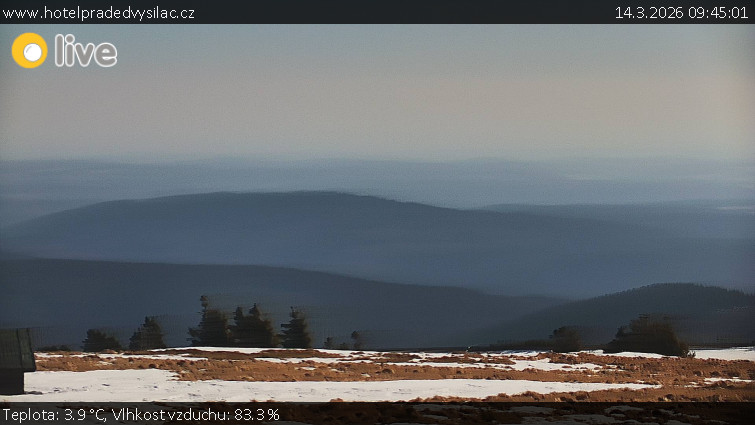 Praděd - Vysílač - Praděd - Vysílač - 14.3.2026 v 09:45