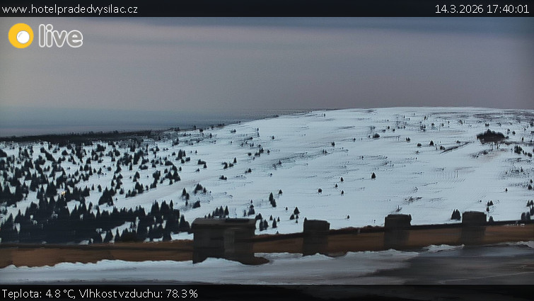Praděd - Vysílač - Praděd - Vysílač - 14.3.2026 v 17:40