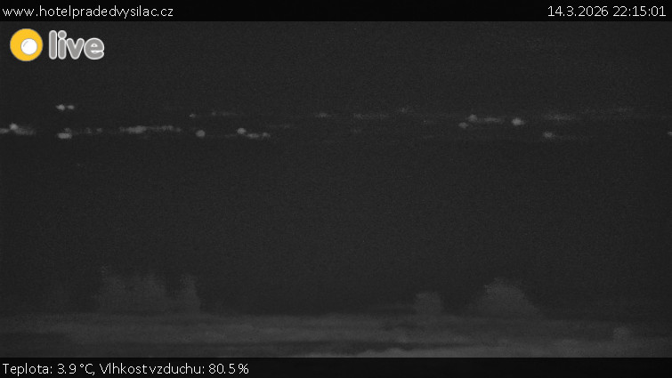 Praděd - Vysílač - Praděd - Vysílač - 14.3.2026 v 22:15