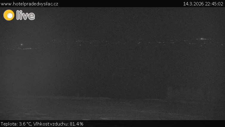 Praděd - Vysílač - Praděd - Vysílač - 14.3.2026 v 22:45