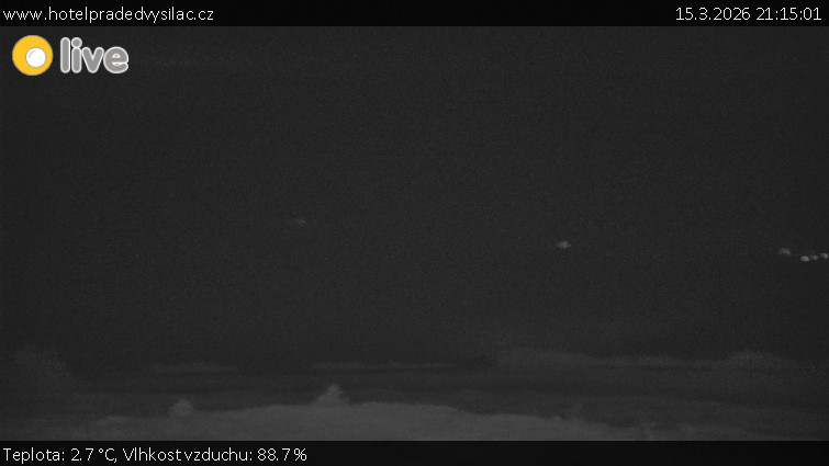 Praděd - Vysílač - Praděd - Vysílač - 15.3.2026 v 21:15