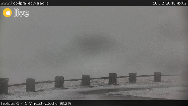 Praděd - Vysílač - Praděd - Vysílač - 16.3.2026 v 10:45